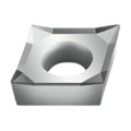 Jogo de Pastilhas Metal Duro Torneamento para Aluminio com 10 Peças CCGT1204 Raio 0,4mm WALTER