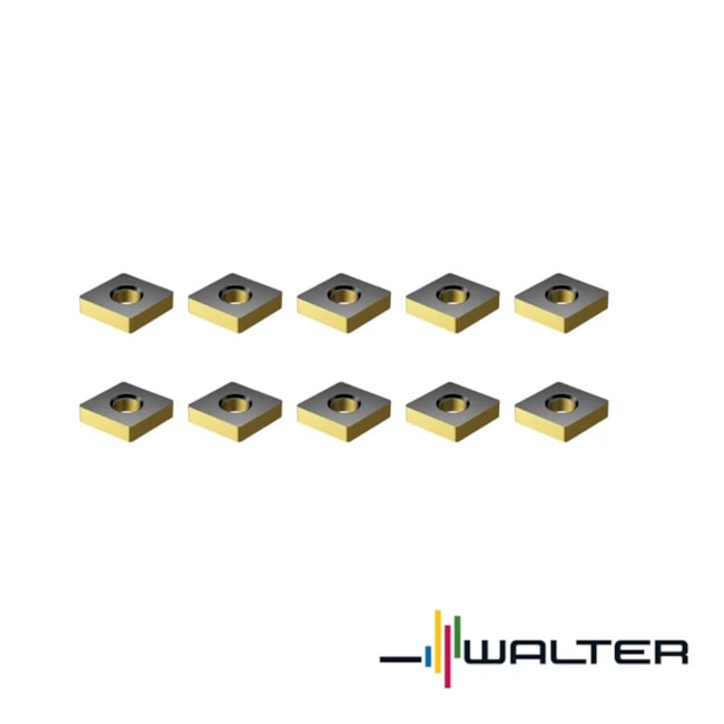 Jogo de Pastilhas Metal Duro Torneamento para Ferro Fundido 10 Peças CNMA1204 Raio 1,6mm WALTER-1bba5955-e263-42d6-a7ec-514eb694c107