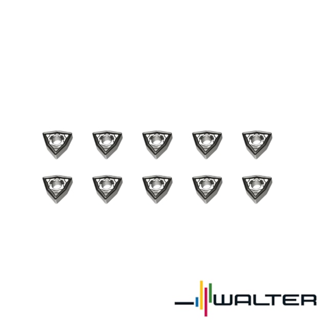 Jogo de Pastilhas Metal Duro Torneamento para Ferro fundido 10 Peças WNMG0804 Raio 0,8mm WALTER-1715ab2d-72bf-4c85-9330-1bfdf5830c80