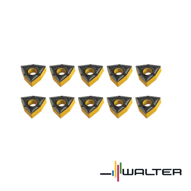 Jogo de Pastilhas Metal Duro Torneamento para Ferro Fundido com 10 Peças WNMG0804 Raio 1,2mm-96a30aec-9d2a-478c-a050-b8170b425738