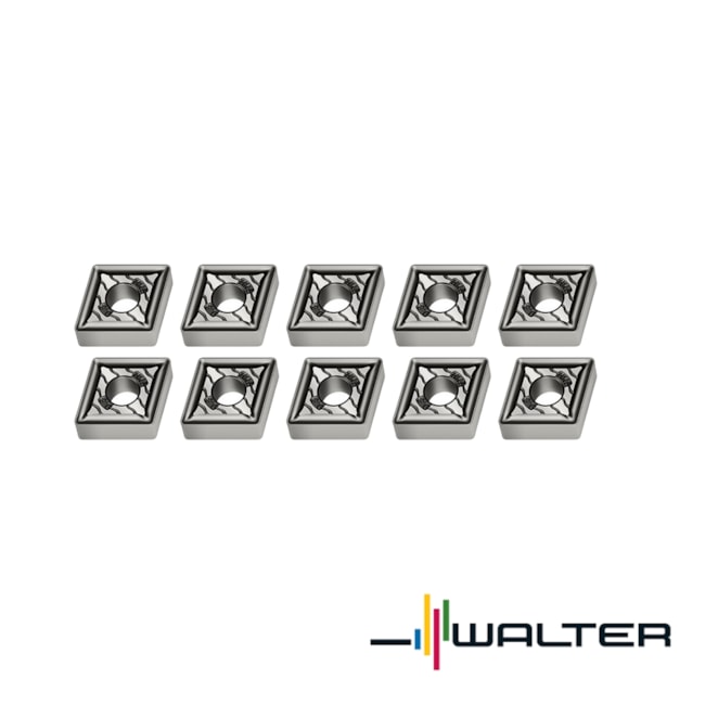 Jogo de Pastilhas Metal Duro Torneamento para Ferro fundido Raio com 10 Peças 0,8mm CNMG1204 WALTER-6a553a14-d0ec-4ba7-a710-e0098af55387