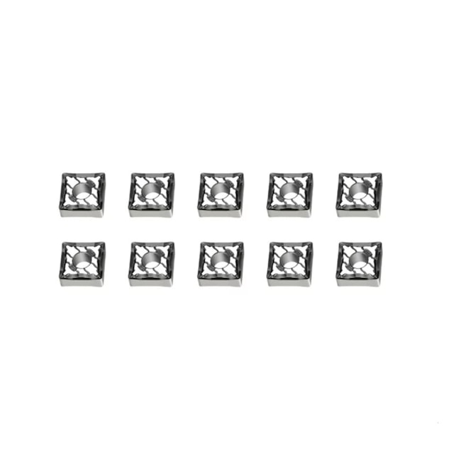 Jogo de Pastilhas Metal Duro Torneamento para Inox com 10 Peças SNMG1204 Raio 0,8mm WALTER-8e1d3ec0-e48b-40db-abc6-99f3d84f3fcb