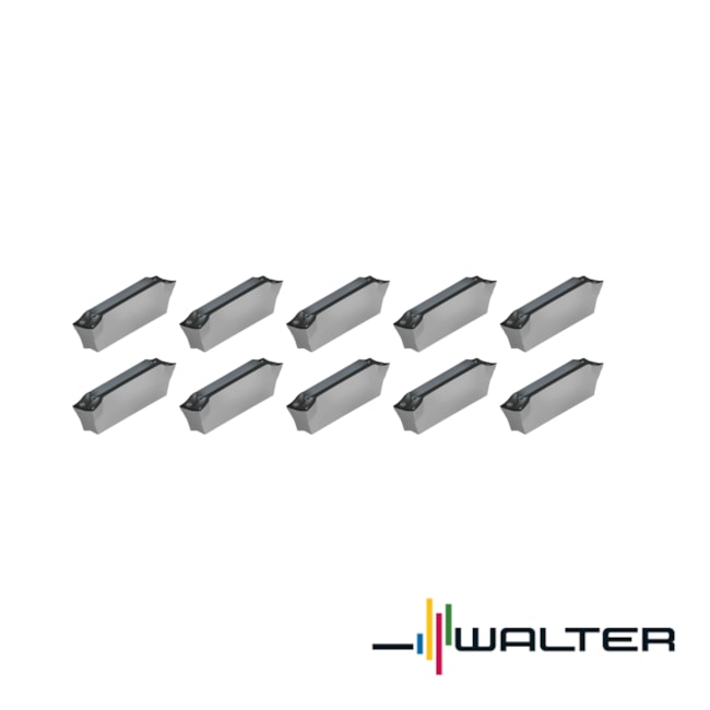 Jogo de Pastilhas para Canal e Corte com 10 Peças GX16-1E200N02-CF6 WSM33S WALTER-50f4c352-52e5-4860-867f-d0509b12c4f2
