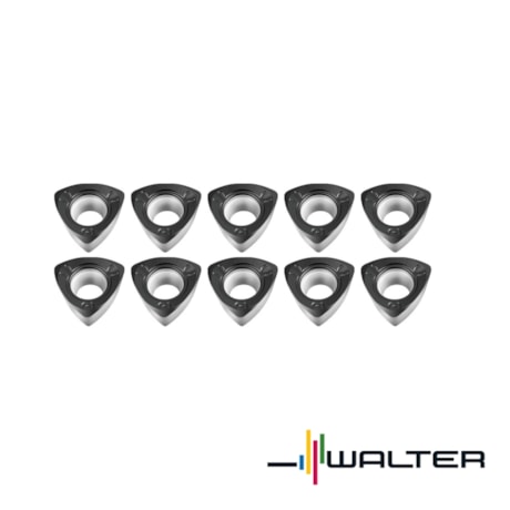Jogo de Pastilhas para Fresa Aço com 10 Peças P26339R14 WSP45S WALTER