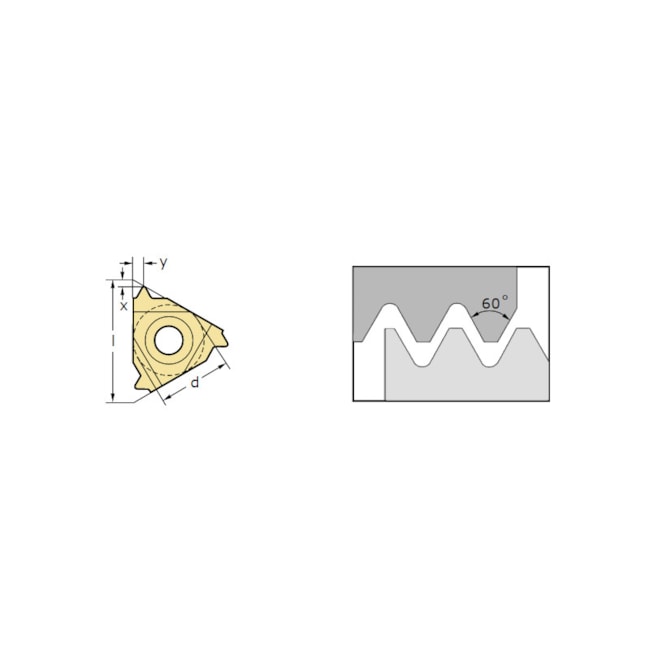Jogo de Pastilhas para Fresa Alumínio Latão com 10 Peças SNTS-ER-16 AG60 WXM20 WALTER-53dc79a7-e9dc-41b1-849a-549f1ba0bde2