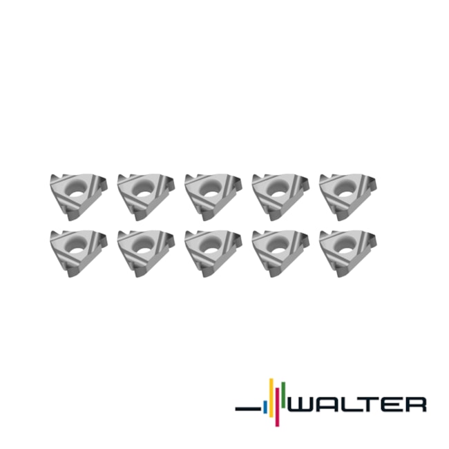 Jogo de Pastilhas para Fresa Alumínio Latão com 10 Peças SNTS-ER-16 AG60 WXM20 WALTER-1ec170e2-aea7-44bc-9c89-8356130de503