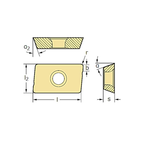 Jogo de Pastilhas para Fresa com 10 Peças FOFO ADMT080304R-F56 WAK15 WALTER-c7e5e8f4-03e9-4194-a800-264f2d90a952