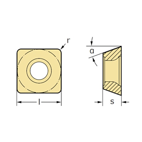 Jogo de Pastilhas para Fresa com 10 Peças FOFO SPMT09T308-F55 WAK15 WALTER-f9ead697-406c-4b63-9de8-900093d02a20