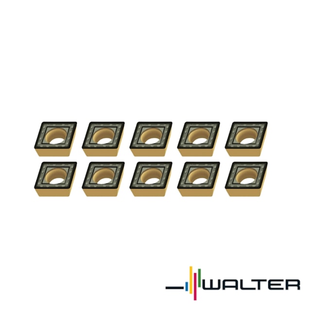 Jogo de Pastilhas para Fresa com 10 Peças FOFO SPMT09T308-F55 WAK15 WALTER-ae64f5dc-6fd5-4663-9dc8-e5ee28e733dc