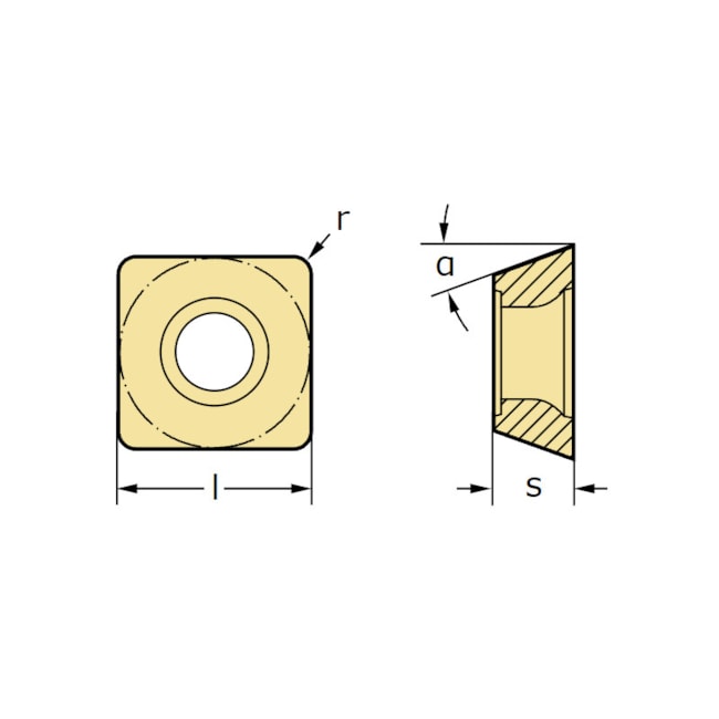 Jogo de Pastilhas para Fresa com 10 Peças FOFO SPMW120606T-A27 WKP35 WALTER-a57a1f38-b976-479a-bfdd-f082e14f3db6