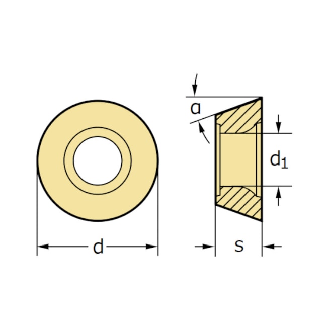 Jogo de Pastilhas para Fresa com 10 Peças RDMW1204M0T-A27 WKP35S WALTER-50046251-aa49-474f-b541-4e785bd035ba