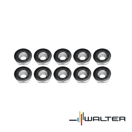 Jogo de Pastilhas para Fresa com 10 Peças ROHX10T3M0-D67 WSP45S WALTER-73306659-4ac7-455d-a1c7-a613a9eb2ec0