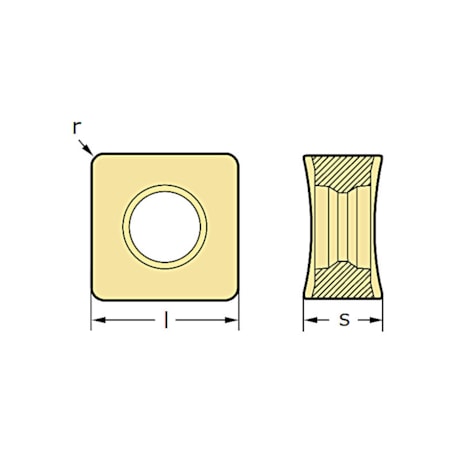 Jogo de Pastilhas para Fresa com 10 Peças SNGX120512-F57 WKP25S WALTER-7646a83f-bdd7-4642-95a0-867b4e720420