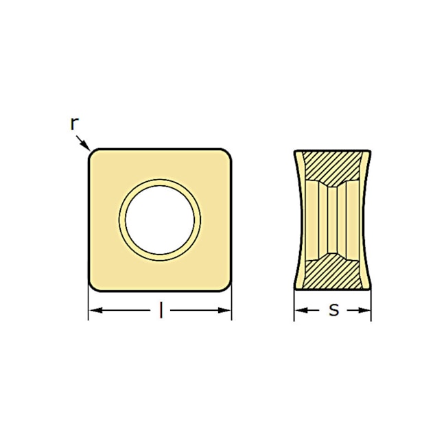 Jogo de Pastilhas para Fresa com 10 Peças SNGX120512-F57 WKP25S WALTER-e17fc9ac-6cd6-486f-857f-a778e117d19a