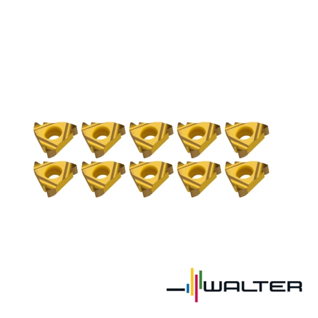 Jogo de Pastilhas para Fresa Rosca Interna Alumínio Latão com 10 Peças NTS-IR-16 2.00ISO WXP20 WALTER-2e98912e-3392-4c42-a436-4a24642779cf