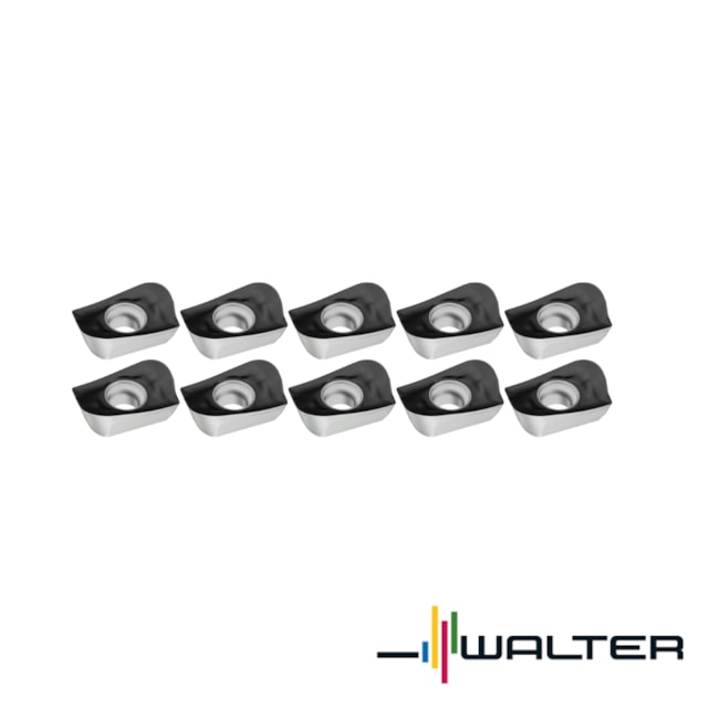 Jogo de Pastilhas para Fresar Inox com 10 Peças ADMT080320R-F56 WSM35S WALTER-a3ae46b3-c587-4426-92ee-bc024d2b0744