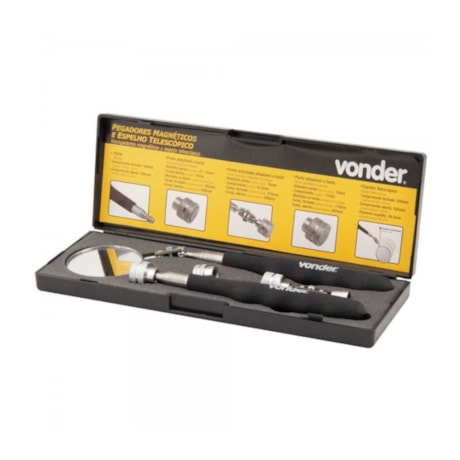 Jogo de Pegador Magnético com Espelho Telescópico 5 Peças 3599000005 VONDER-7e496a87-7ad1-49b9-a110-70bb27126a23