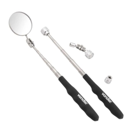 Jogo de Pegador Magnético com Espelho Telescópico 5 Peças 3599000005 VONDER-5026c768-7f90-4056-804b-2b1b21f80ba9