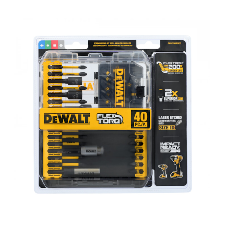 Jogo de Pontas Bits para Parafusar 40 Peças DWA2T40IRSET DEWALT