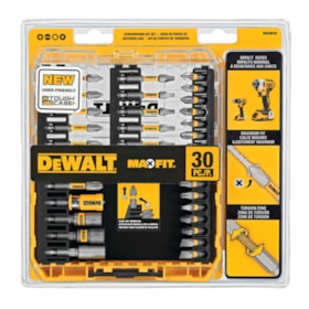 Jogo de Pontas para Parafusadeira MAXFIT ULTRA 30 Peças DWAUMF30SET DEWALT