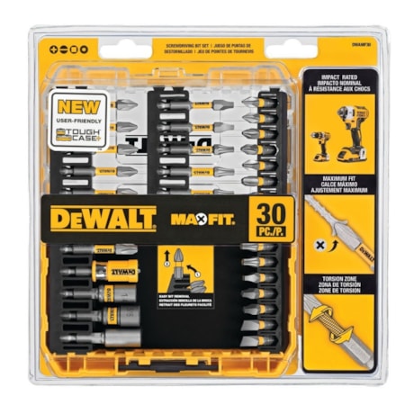 Jogo de Pontas para Parafusadeira MAXFIT ULTRA 30 Peças DWAUMF30SET DEWALT-cb460e45-fda9-48b8-a4af-01c5254f8a13