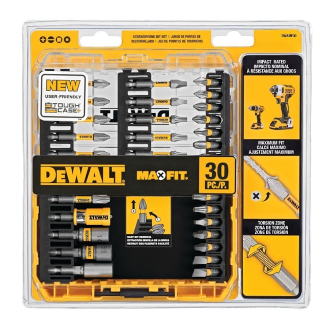 Jogo de Pontas para Parafusadeira MAXFIT ULTRA 30 Peças DWAUMF30SET DEWALT-060a26b1-b1b6-4da9-b51f-f821c42629fa