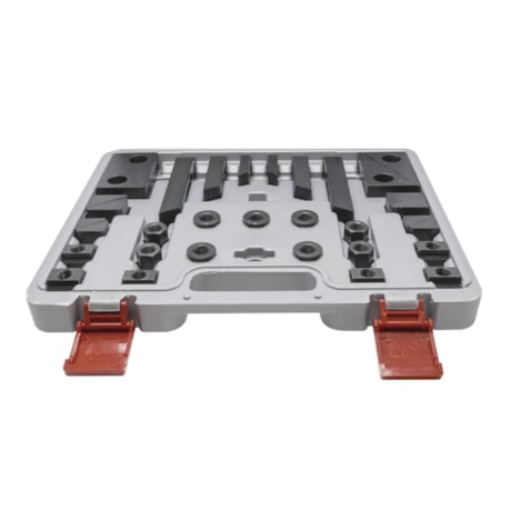 Jogo de Presilha para Fixação Encaixe T M10 x 1,5mm 58 Peças ZK-10 BTFIXO-20cadc17-cc2e-405f-a614-adaed4e621a9