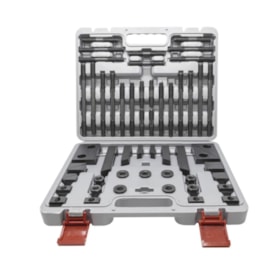 Jogo de Presilha para Fixação Encaixe T M10 x 1,5mm 58 Peças ZK-10 BTFIXO