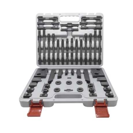 Jogo de Presilha para Fixação Encaixe T M10 x 1,5mm 58 Peças ZK-10 BTFIXO