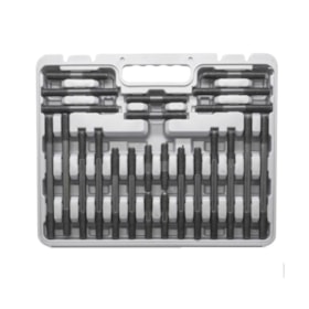 Jogo de Presilha para Fixação Encaixe T M16 x 2mm 58 Peças ZK-16 BTFIXO