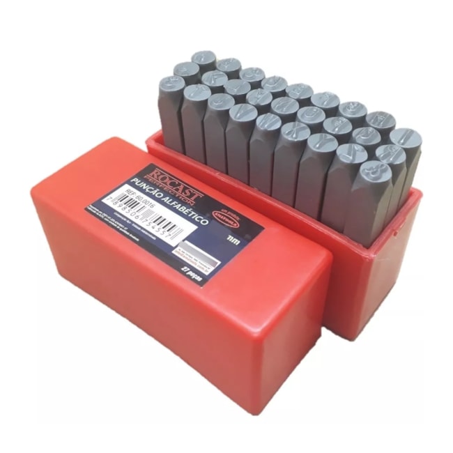 Jogo de Punção de Aço 5mm Alfabeto com 27 Peças 60,0016 ROCAST-bdb84474-dbdb-4822-96bf-b503ed1dcda1