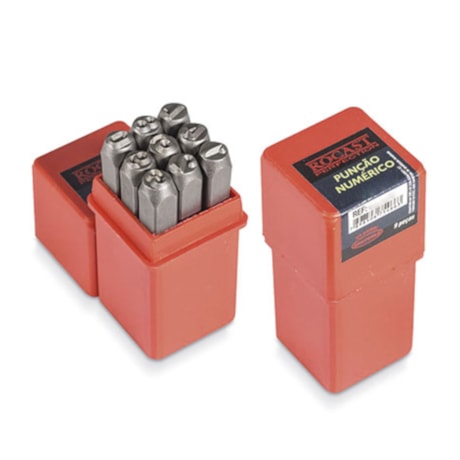 Jogo de Punção Numérico de Aço 2mm com 9 Peças 60,0002 ROCAST-8e44bc6c-c6ff-4a86-9730-c111ba1e3a81