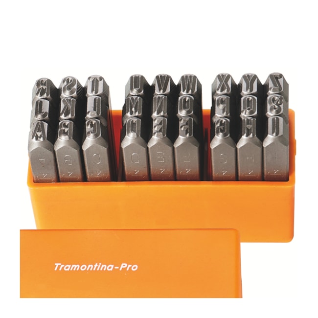 Jogo de Punções Alfabéticos 27 Peças 3mm 44480/203 TRAMONTINA PRO-6886c050-e82b-4a26-8c1f-ecb40662f0d0