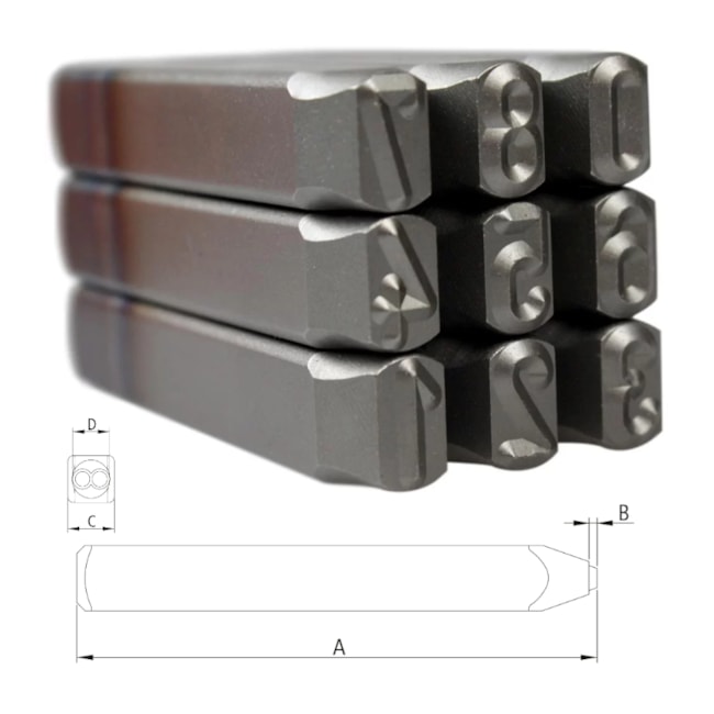 Jogo de Punções Numéricos 9 Peças 10mm 44482/210 TRAMONTINA PRO-f15575d4-9e78-4ec5-9240-2a17e8726d1f