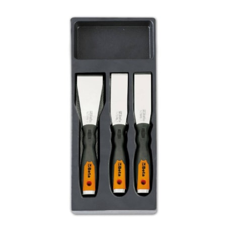 Jogo de Raspadores com 3 Peças em Módulo Plástico T291 BETA-9d6cb940-45c8-4514-9ba9-e3c9bac4d8cb