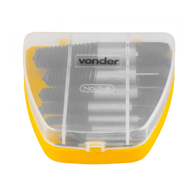 Jogo de Saca Parafusos Nº 1 a Nº 8 com 8 peças 3599180200 VONDER-04d8229a-10d8-457d-bc13-e0b962b8f733