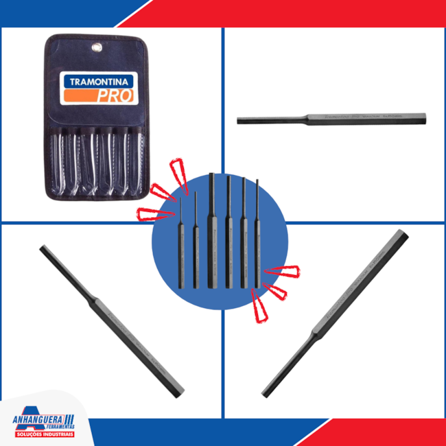Jogo de Saca Pino Paralelo 2 a 8 mm 6 Peças 44471/206 TRAMONTINA-760daeeb-bf2a-4711-8350-36875b693930