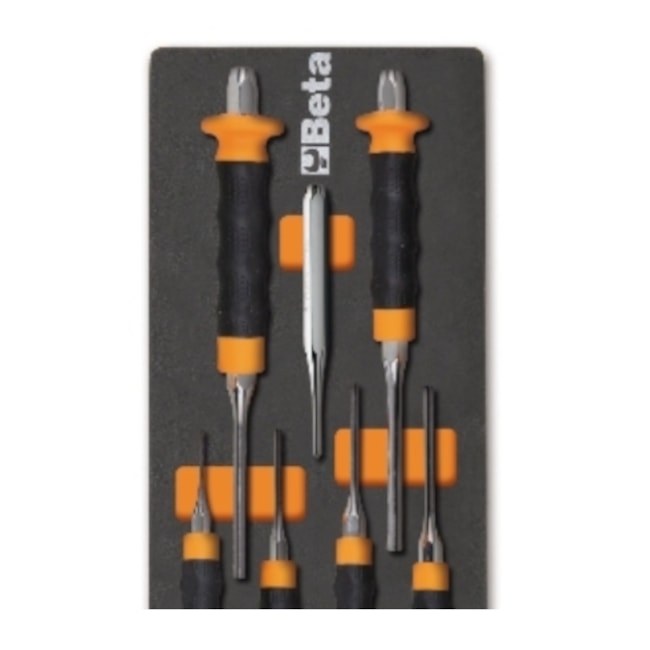 Jogo de Saca Pinos com 7 Peças em Módulo de EVA M240 BETA-1385e73d-f4b3-409e-bef0-244ec39139dd