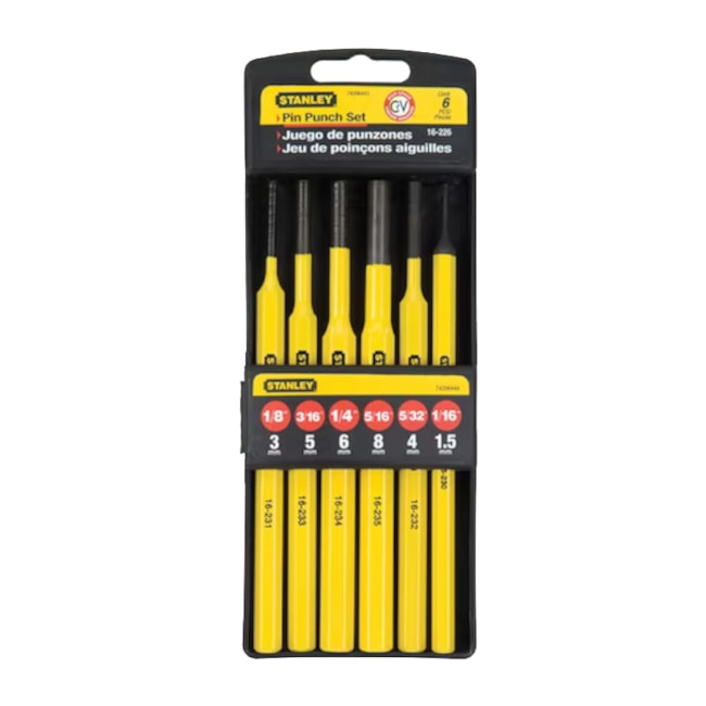 Jogo de Saca Pinos Paralelo 1.6mm a 6mm 6 Peças 16-226 STANLEY-e5fc98fb-a0b5-4ced-a8ec-13253a8f02f8