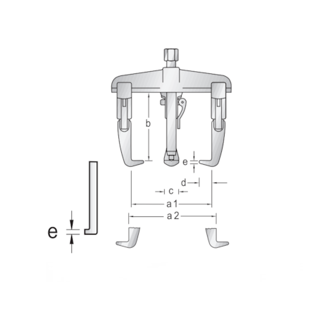 Jogo de Saca Polia 3 Garras com Maleta 1.07/K-2-SE GEDORE-b3ddd1b7-51d8-4389-b1a4-8c34bcb0f19a