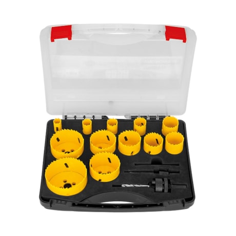 Jogo de Serra Copo Bimetal 16 a 76mm 15pçs 42620/515 TRAMONTINA MASTER-25d5705f-ed5f-46e3-8948-7f76f5c37b79