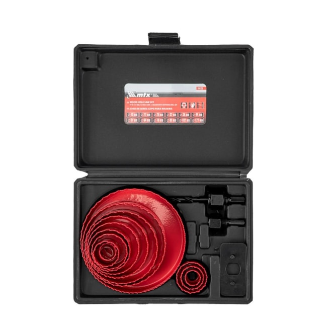 Jogo de Serra Copo Bimetal 19x127mm 12 Peças 704729 MTX-62c54d20-ff5c-4e4d-8edb-56a9c672f63f