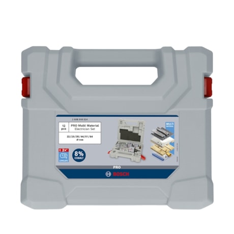 Jogo de Serra Copo Bimetal 22mm a 64mm de 12 Peças 2608900524 BOSCH-75a7326b-c111-4b9a-89d0-3f8ee746640e