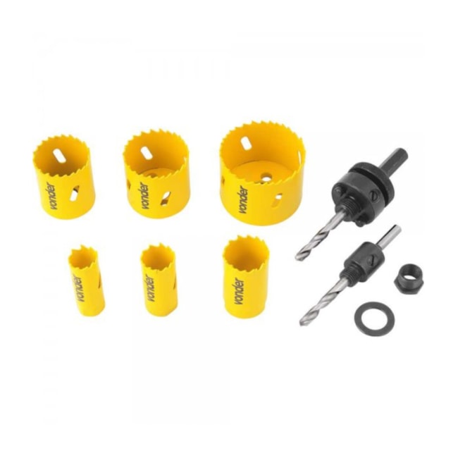 Jogo de Serra Copo Bimetal em Aço 22-64mm 9 Peças SCV 300 3511000030 VONDER-c9ed3736-43bd-440a-a902-2fd2c2400211