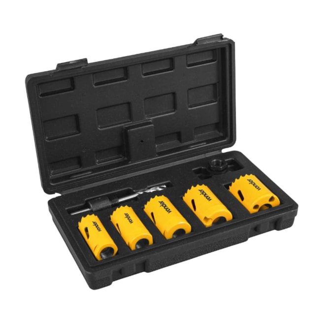 Jogo de Serra Copo Bimetal em Aço 22 a 38mm com 7 Peças SCV 400 3511000040 VONDER-95c11fea-224a-4a44-a45e-8eafdc948dbc