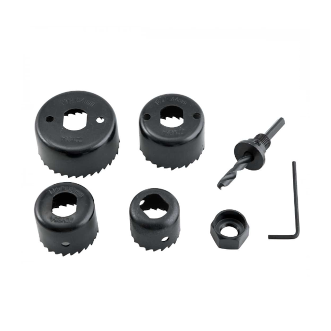 Jogo de Serras Copo 32 a 54mm Aço Carbono 6 Peças 3517006000 NOVE54-82f46692-5e99-4d64-8093-8984cae46b52