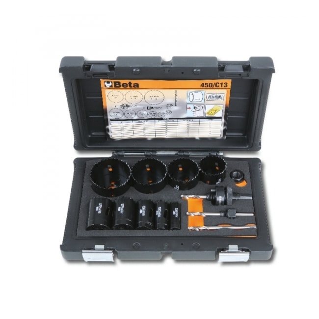 Jogo de Serras Copo Bimetal 19mm a 64mm 13 Peças 450/C13 BETA-dada72ba-026e-4b71-874a-3b3bf2040ac8