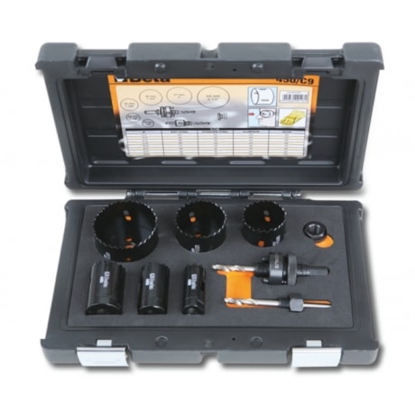 Jogo de Serras Copo Bimetal 22mm a 64mm 9 Peças 450/C9 BETA-1f2c5d65-befd-46b5-a832-c2fa0e38495a