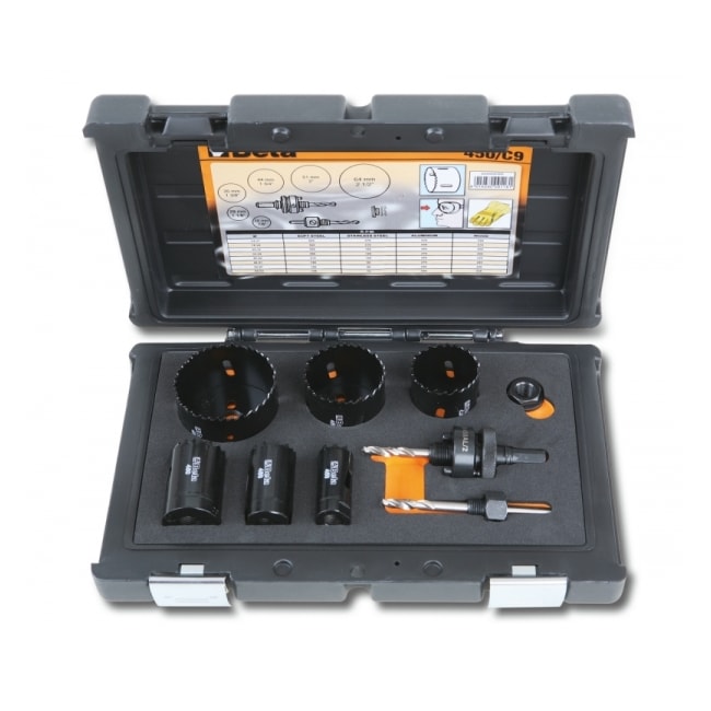 Jogo de Serras Copo Bimetal 22mm a 64mm 9 Peças 450/C9 BETA-88a391f8-b413-4e29-902c-b98b068f4920