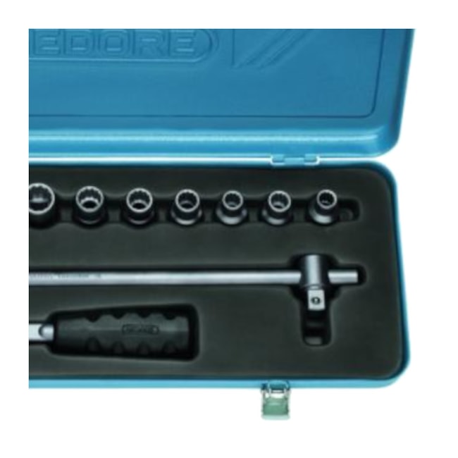 Jogo de Soquete 10 a 22 mm com Catraca D19LMZ GEDORE-b21191a0-1df5-4a03-9e2e-f23569c5fa3a